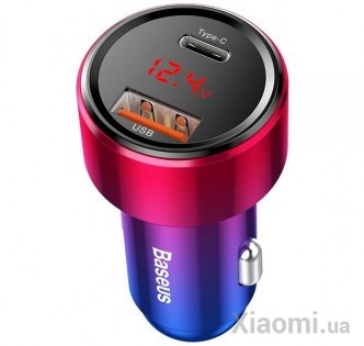 Автомобильное зарядное устройство Xiaomi Baseus 45W 2USB BS-C20C