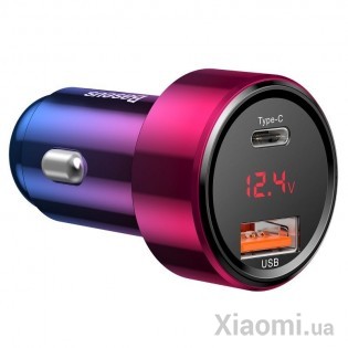 Автомобильное зарядное устройство Xiaomi Baseus 45W 2USB BS-C20C