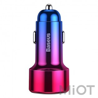 Автомобільний зарядний пристрій Xiaomi Baseus 45W 2USB