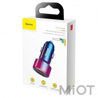 Автомобільний зарядний пристрій Xiaomi Baseus 45W 2USB