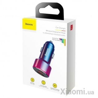 Автомобильное зарядное устройство Xiaomi Baseus 45W 2USB BS-C20C