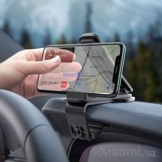 Автодержатель для смартфона на руль Xiaomi Baseus Big Mouth Pro Black (SUDZ-A01)