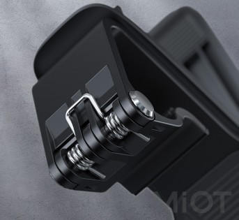 Автотримач для смартфона на кермо Xiaomi Baseus Big Mouth Pro Black (SUDZ-A01)