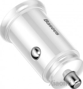 Автомобильное зарядное устройство Xiaomi Baseus Car Charger Mini Quick Charge 3.0 2xUSB White (CCALL-YD02)