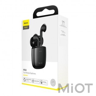 Бездротові навушники Xiaomi Baseus Encok TWS W04 Black