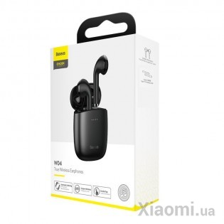 Беспроводные наушники Xiaomi Baseus Encok TWS W04 Black