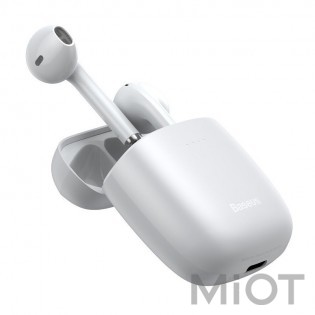 Бездротові навушники Xiaomi Baseus Encok TWS W04 White