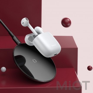 Бездротові навушники Xiaomi Baseus Encok TWS W04 White