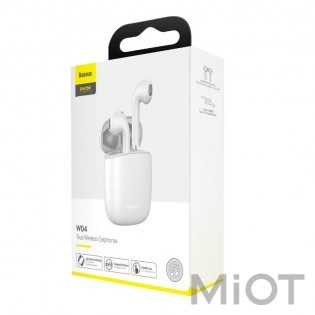 Бездротові навушники Xiaomi Baseus Encok TWS W04 White