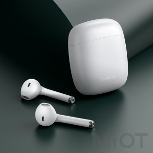 Бездротові навушники Xiaomi Baseus Encok TWS W04 White