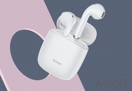Бездротові навушники Xiaomi Baseus Encok TWS W04 White