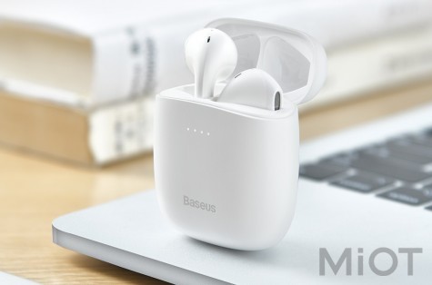Бездротові навушники Xiaomi Baseus Encok TWS W04 White