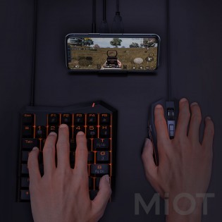 Комплект клавіатура + миша для смартфона Xiaomi Baseus GAMO (BS-GA01)