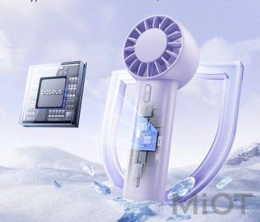 Портативный вентилятор Xiaomi Baseus GoTrip-DT1 Nebula Purple