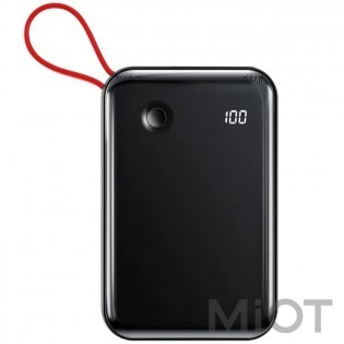 Універсальна батарея Xiaomi Baseus Mini S Digital Display Power Bank 10000 mAh Black