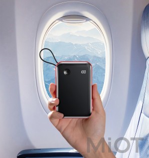 Універсальна батарея Xiaomi Baseus Mini S Digital Display Power Bank 10000 mAh Black