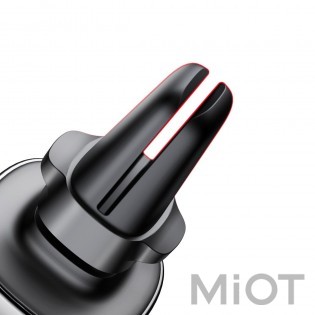 Автотримач для смартфона магнітний Xiaomi Baseus Privity Pro Air Magnet Bracket Black (SUMQ-PR01)