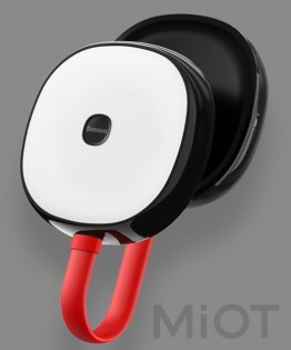 Автомобільна лампа для читання на сонячних батареях Xiaomi Baseus Solar Car Reading Light Black