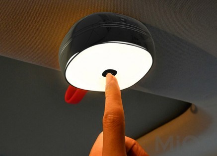 Автомобільна лампа для читання на сонячних батареях Xiaomi Baseus Solar Car Reading Light Black