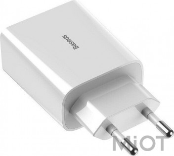 Мережевий зарядний пристрій Xiaomi Baseus Speed Mini Single U QC 18W White (CCFS-W02)