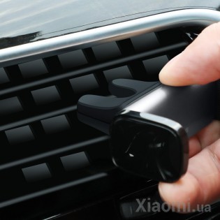 Автодержатель для смартфона Xiaomi Baseus Steel Cannon Air Outlet Car Mount Black (SUGP-01)