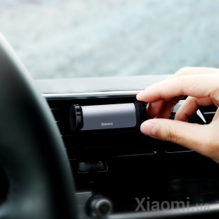 Автодержатель для смартфона Xiaomi Baseus Steel Cannon Air Outlet Car Mount Black (SUGP-01)