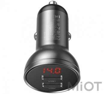 Автомобільний зарядний пристрій Xiaomi Baseus USB4.8A 24W