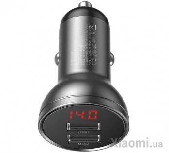 Автомобильное зарядное устройство Xiaomi Baseus USB4.8A 24W