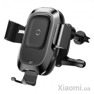 Автодержатель для смартфона Xiaomi Baseus Wireless Charger Smart Vehicle Holder (WXZN-01) Black