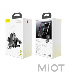 Автотримач для смартфона Xiaomi Baseus Wireless Charger Smart Vehicle Holder (WXZN-01) Black