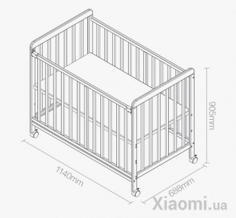 Детская кроватка Xiaomi (BB01SS)