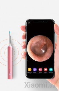 Умная ушная палочка Xiaomi Bebird Smart Visual Ear Cleaner C3 Pink