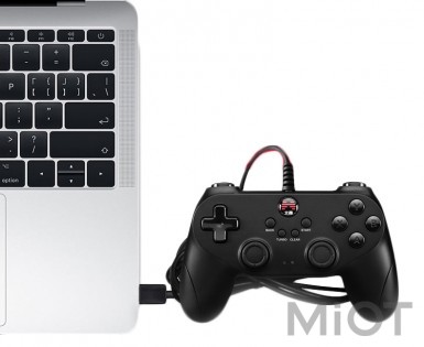 Ігровий геймпад Xiaomi Beitong Wired Gamepad PC,PS Light Edition-D2E Black BTP-BD2E