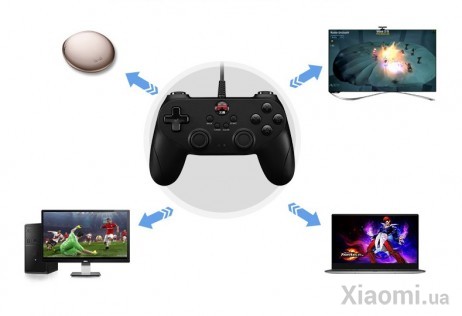 Игровой геймпад Xiaomi Beitong Wired Gamepad PC,PS Light Edition-D2E Black BTP-BD2E