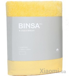Полотенце банное Xiaomi Binsa Yellow 78*150 cm BS1807