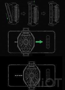 Охолоджувальний пристрій для смартфонів Xiaomi Black Shark ice heat sink 2 Pro