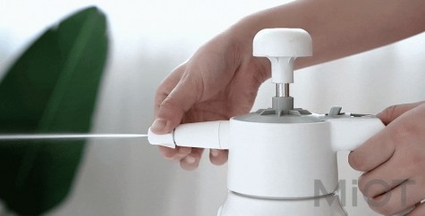 Пляшка-спрей для поливу під тиском Xiaomi Blue fish LXY-05