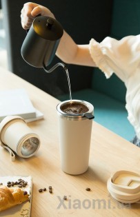 Портативная кофемолка Xiaomi BUD Portable coffee machine Biege (BB02A)