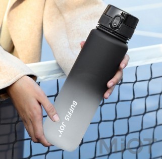 Пляшка для води Xiaomi BUFFi5 JOY outdoor sports water cup 1000 мл Black-White