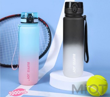 Пляшка для води Xiaomi BUFFi5 JOY outdoor sports water cup 1000 мл Black-White