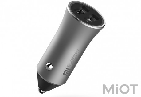 Автомобільний зарядний пристрій Xiaomi Fast Car Charger QC 3.0 18W Silver (CC05ZM, GDS4104GL)