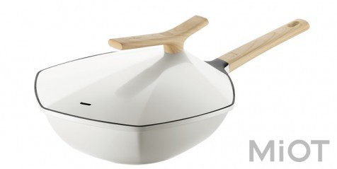 Шестигранна сковорода з антипригарним покриттям Xiaomi Cate-Maker White