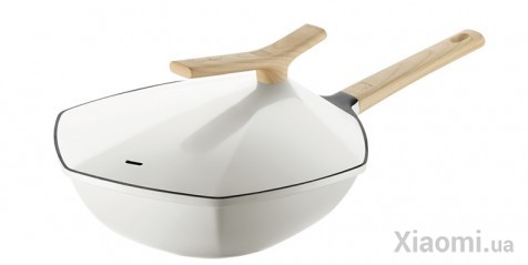 Шестигранная сковорода с антипригарным покрытием Xiaomi Cate-Maker White