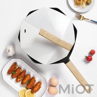 Шестигранна сковорода з антипригарним покриттям Xiaomi Cate-Maker White