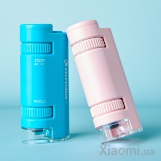 Портативный микроскоп Xiaomi Celestron Pink (SCXJ-001)