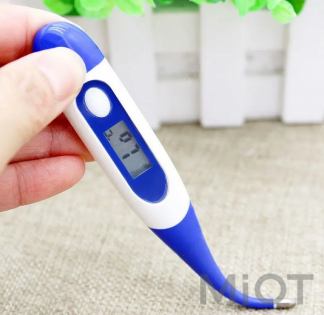 Термометр Xiaomi  Child Adult Thermometer Body Waterproof Electronic LED Digital LCD Thermometer Measurement - Blue