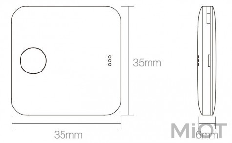 Розумний брелок Xiaomi Cotrack1 White