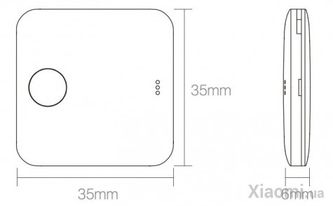 Умный брелок Xiaomi Fettian Cotrack1 White