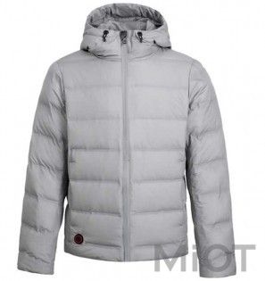 Куртка з підігрівом Xiaomi Cottonsmith Temperature control Grey size L