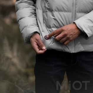 Куртка з підігрівом Xiaomi Cottonsmith Temperature control Grey size L